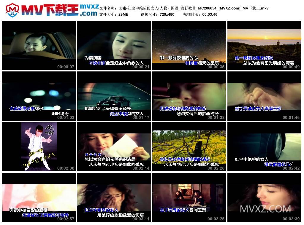 龙啸-红尘中绝望的女人(人物)_国语_流行歌曲_MC206654